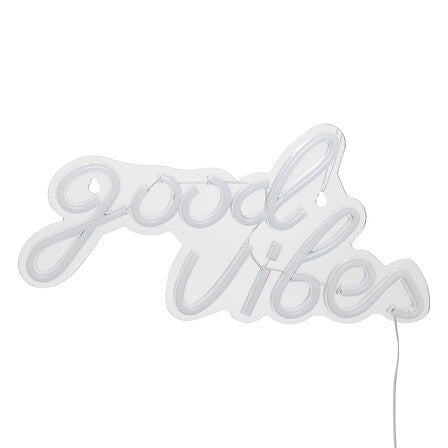 Scritta Led Good Vibes da parete | Rohome