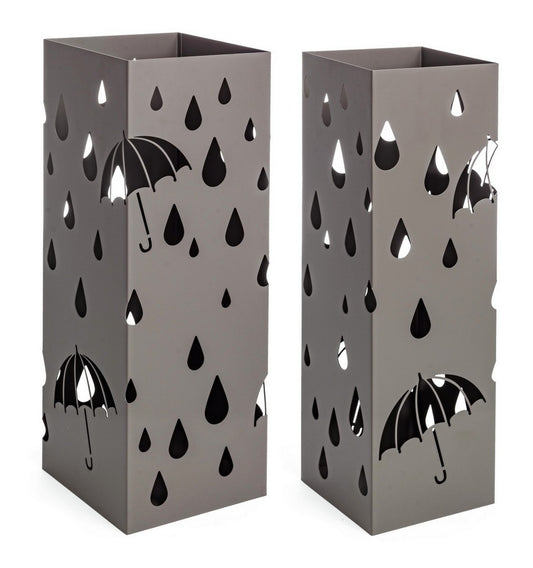 Porta ombrello drizzle tortora | rohome