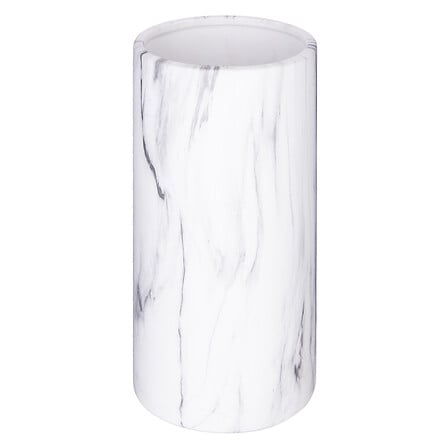 Vaso cilindro contemporaneo effetto marmo | Rohome