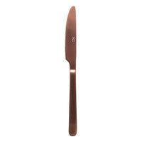 Set of 24 matt gold stainless steel cutlery | rohome