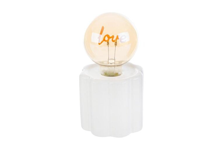 Table lamp with love bulb | rohome