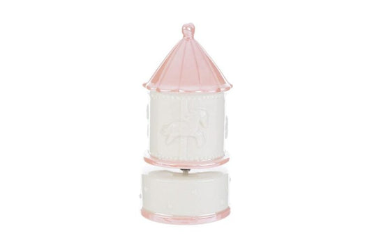 Pink carousel music box favor h13 | rohome