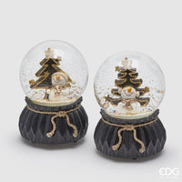 Edg - boule de neige musicale pupazzo ed albero | rohome