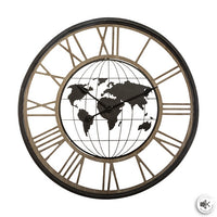 Orologio con mappamondo D.67cm | Rohome