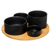 Appetizer set with bamboo tray | rohome