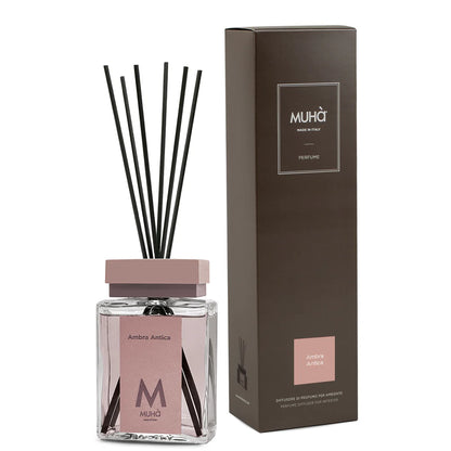 Muhà - profumo ambiente stick ambra antica 200ml | Rohome