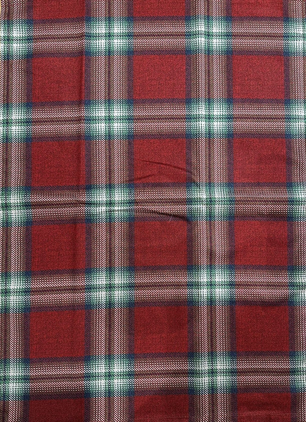 Set 3 canovacci antimacchia Merry Christmas tartan | Rohome