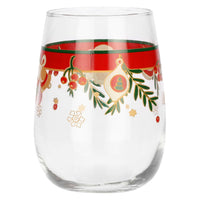 Set 6 bicchieri Thun acqua in vetro Sorprese di Natale | Rohome