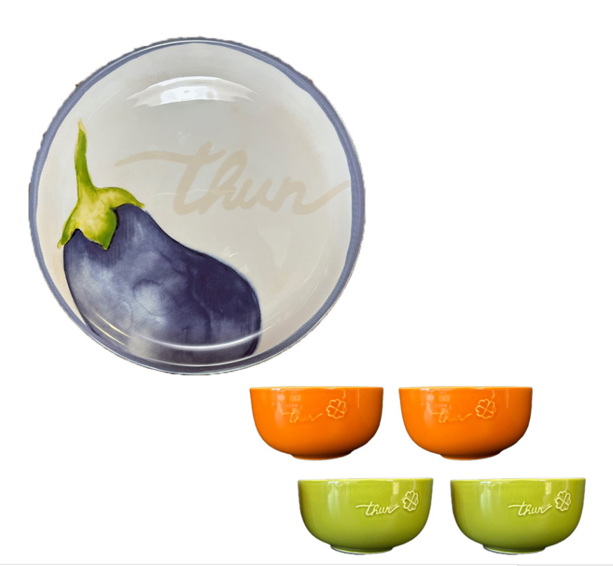 Set vassoio e ciotoline Thun collezione Ortilia | Rohome