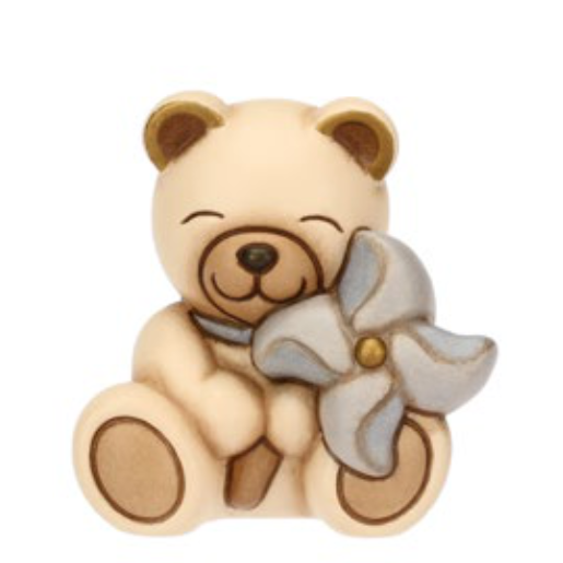 Bomboniera Thun Teddy con girandola azzurro | Rohome