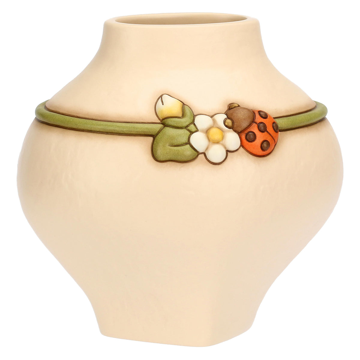 Vaso in ceramica con coccinella Country Bloom, medio | Rohome