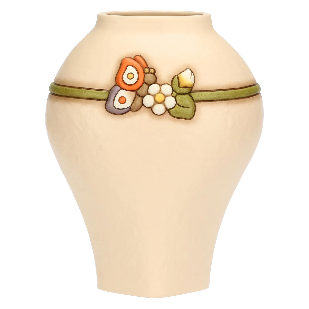 Vaso in ceramica con farfalla Country Bloom, grande | Rohome