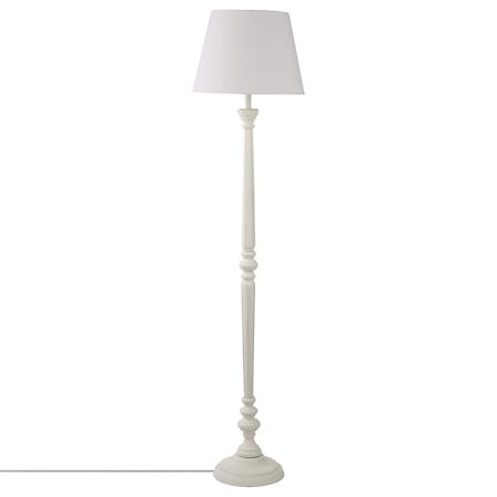 Lampada da terra stile shabby bianca | Rohome