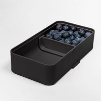 Blim plus - lunchbox 2 scomparti black | rohome - Rohome