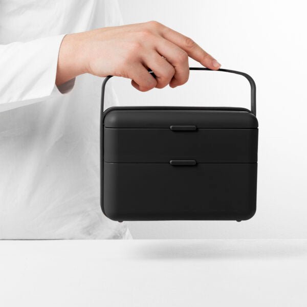 Blim plus - lunchbox 2 scomparti black | rohome - Rohome