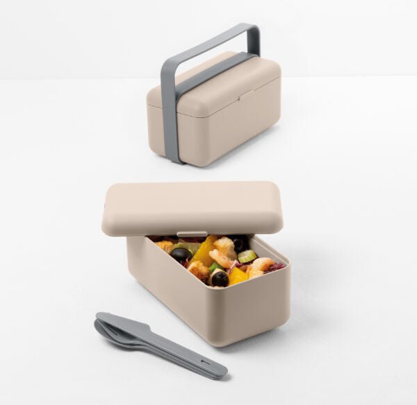 Blim plus - lunchbox 2 scomparti tortora | rohome - Rohome