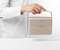 Blim plus - lunchbox 2 scomparti tortora | rohome - Rohome