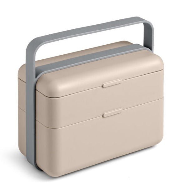 Blim plus - lunchbox 2 scomparti tortora | rohome - Rohome