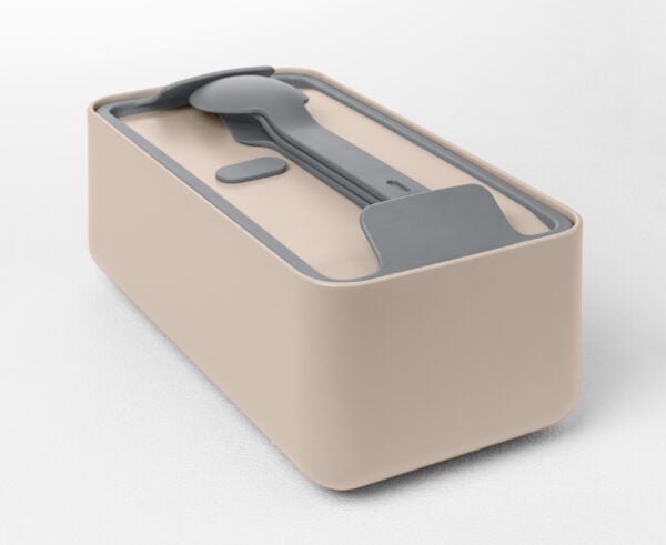 Blim plus - lunchbox 2 scomparti tortora | rohome - Rohome