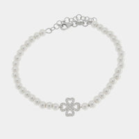 Bracciale in argento con perle di acqua dolce | Rohome - Rohome