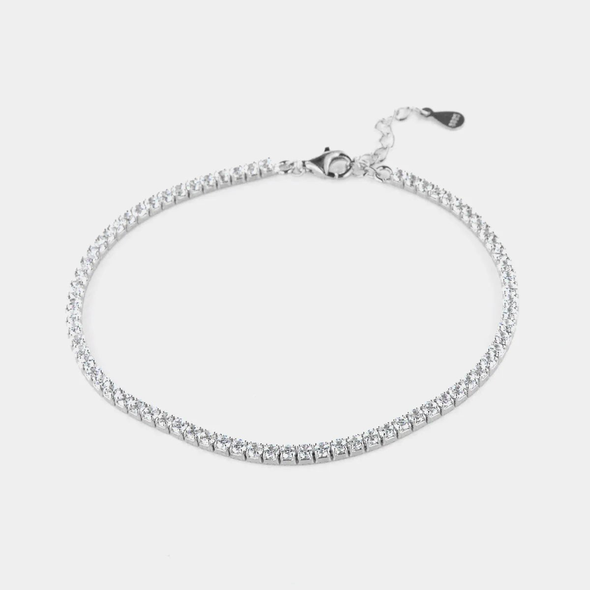 Bracciale in argento tennis con zirconi bianchi | Rohome - Rohome