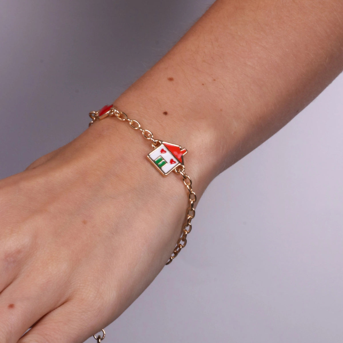 Bracciale in Metallo con ciondoli famiglia 7 | Rohome - Rohome