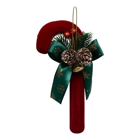 Decorazione Albero di natale candy cane velluto | Rohome - Rohome