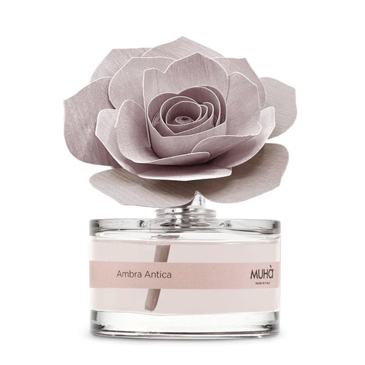 Muha' - Profumatore ambiente rosa 50ml Ambra antica | Rohome