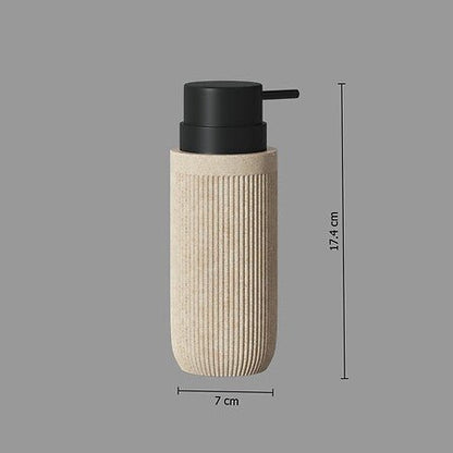 Dispenser per sapone colore beige rigato | Rohome - Rohome