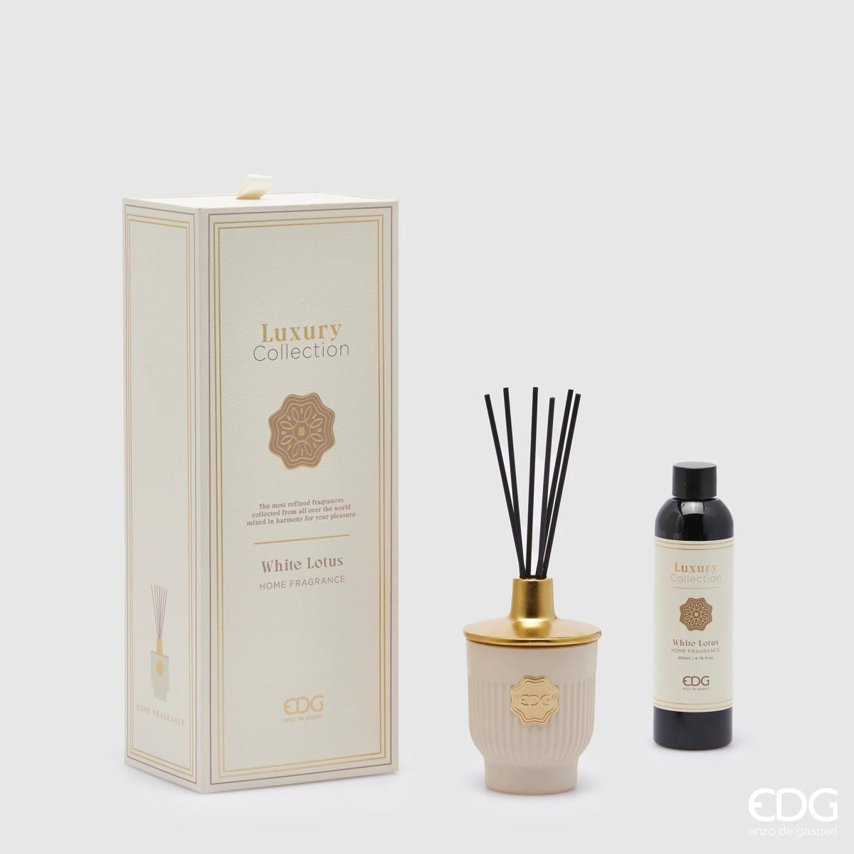 Edg - Profumatore ambiente Luxury 200ml Loto Bianco | Rohome - Rohome