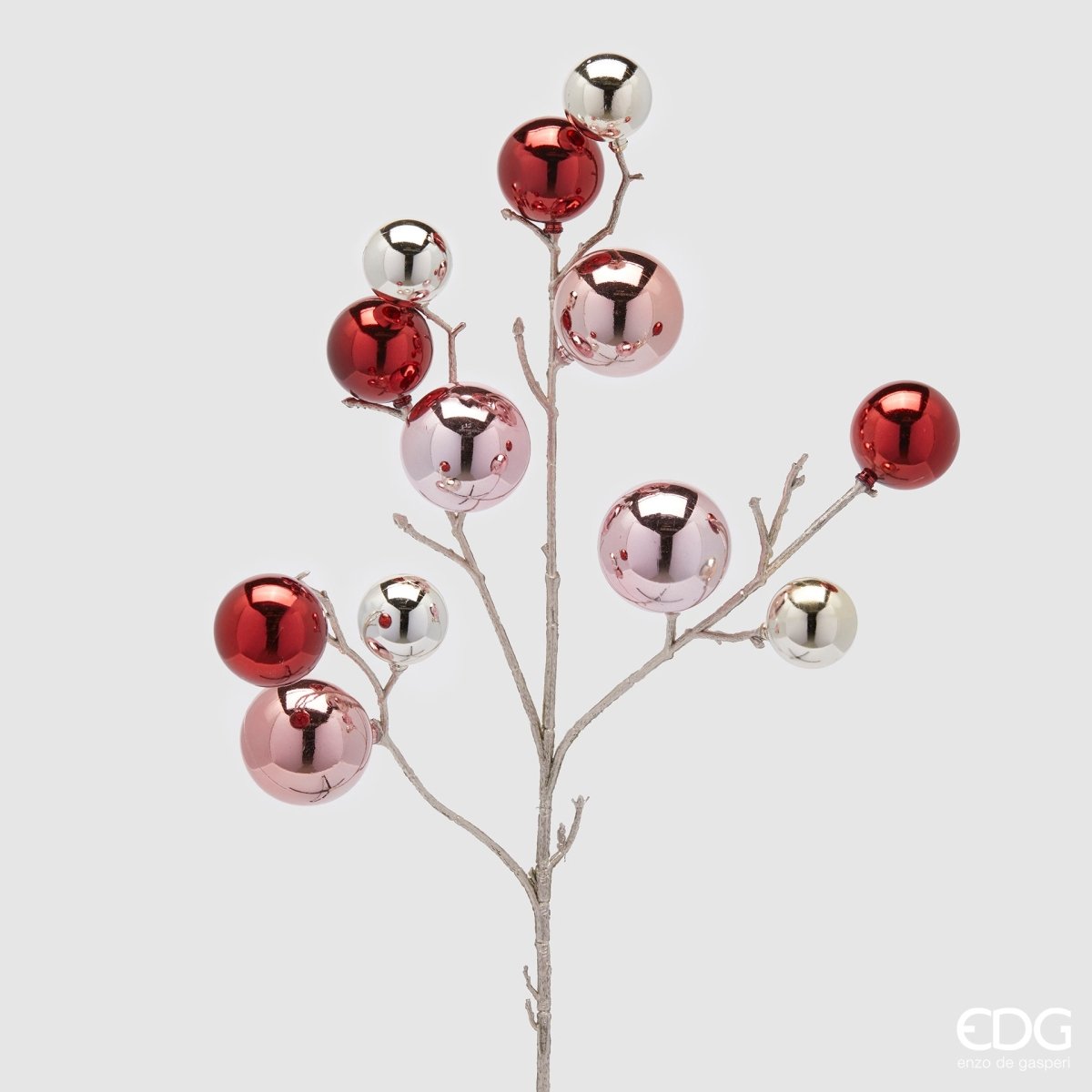 Edg - Ramo con palle di natale rosa | Rohome - Rohome