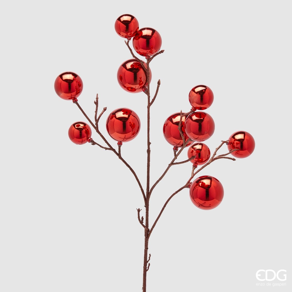 Edg - Ramo con palle di natale rosso | Rohome - Rohome