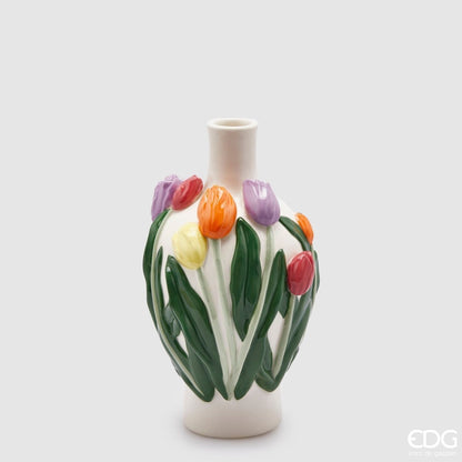 Edg - vaso con tulipani a goccia h 26cm | rohome - Rohome