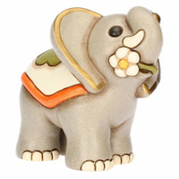 Elefante Thun Elly con fiore in ceramica medio | Rohome - Rohome