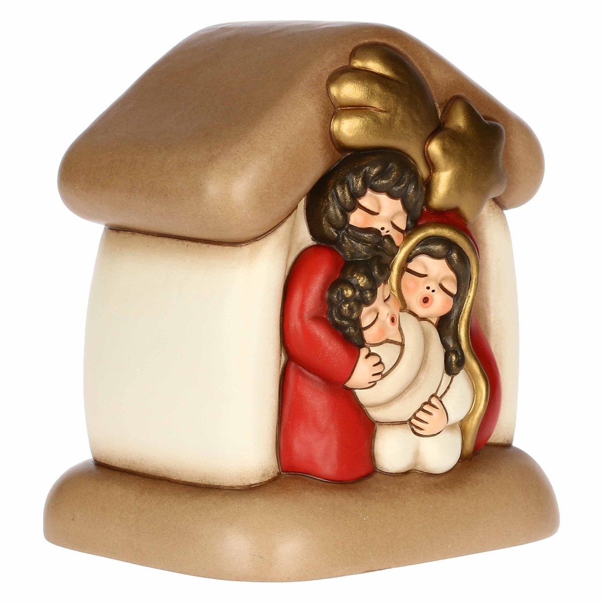 Mini Presepe con Capanna e Sacra Famiglia Thun | Rohome - Rohome