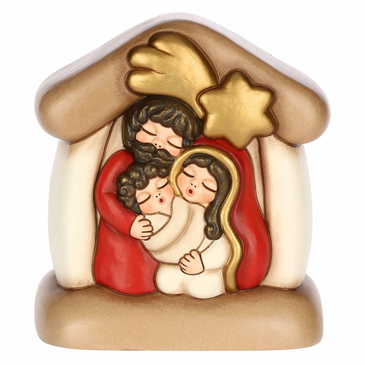 Mini Presepe con Capanna e Sacra Famiglia Thun | Rohome - Rohome