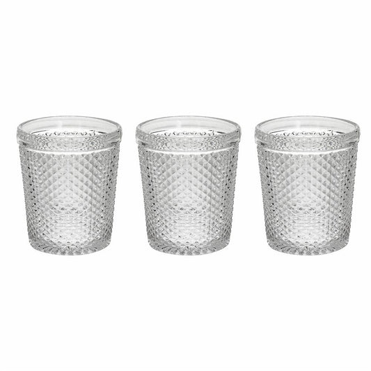 Tognana - 3 bicchieri acqua diamante trasparente | rohome
