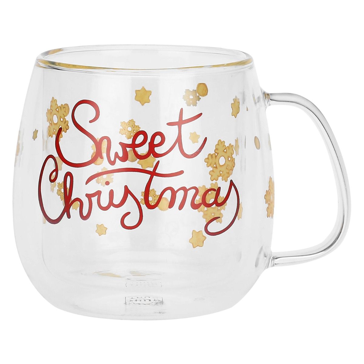 Mug Thun in vetro doppio strato Sweet Christmas | Rohome