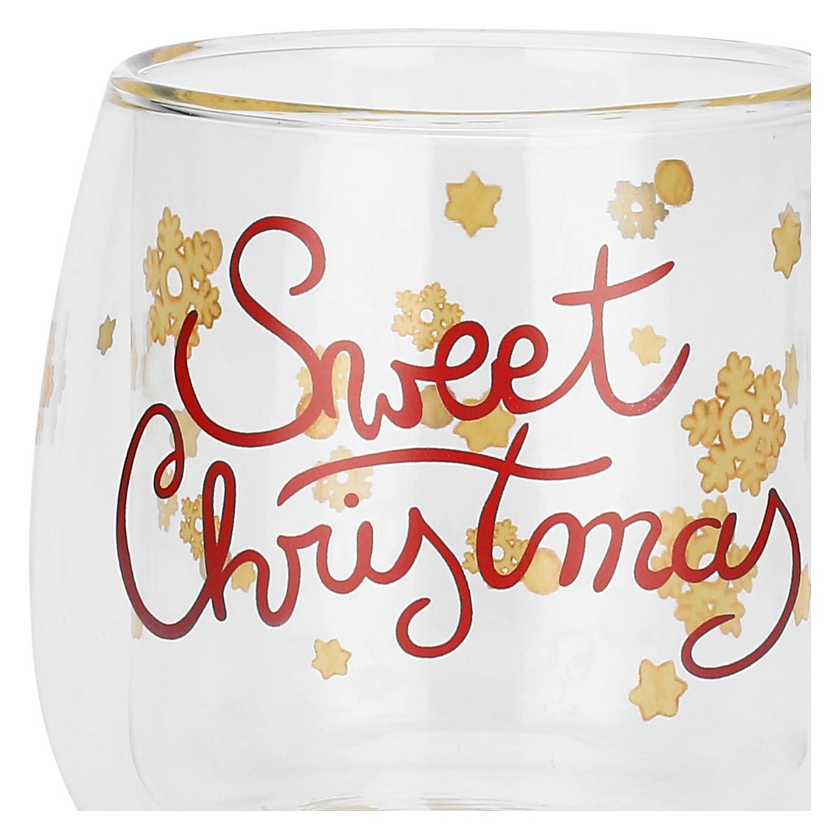 Mug Thun in vetro doppio strato Sweet Christmas | Rohome