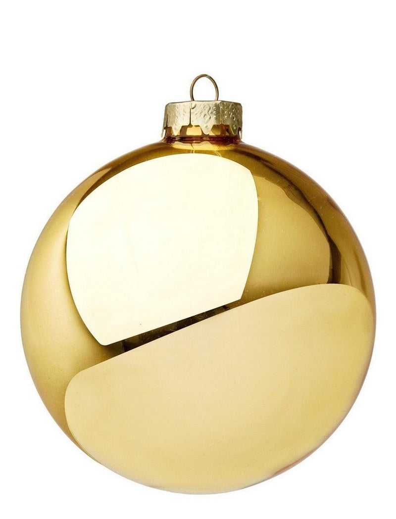 Palla di Natale oro lucido D. 08cm | Rohome - Rohome