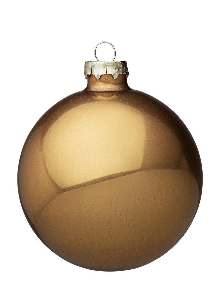 Palla di Natale oro opaco D. 10cm | Rohome - Rohome