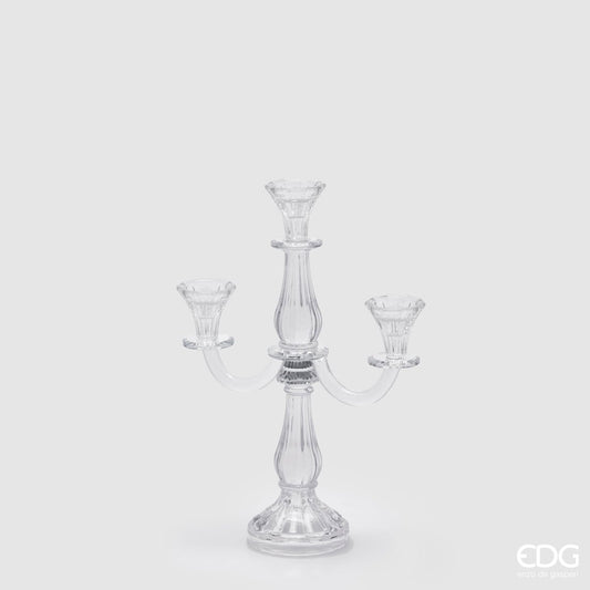 Portacandela Edg crystal 3 slot | Rohome - Rohome