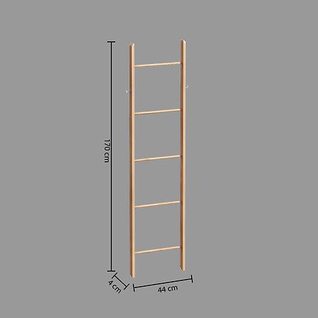 Scala decorativa porta asciugamani in legno | Rohome - Rohome