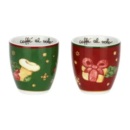 Set 2 bicchierini Thun da caffè Sorprese di Natale | Rohome