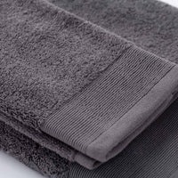 Set Glamour 1 asciugamano viso più 1 ospite Grigio scuro | Rohome - Rohome