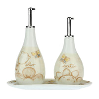 Set olio e aceto Thun Elegance con vassoio | Rohome - Rohome