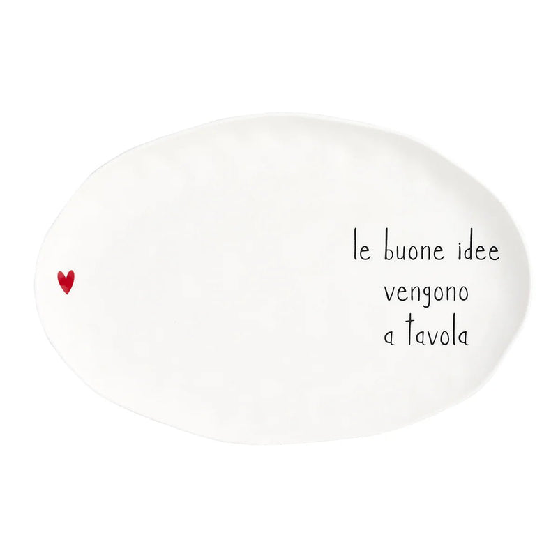 Simple Day - Piatto Ovale le buone idee | Rohome - Rohome