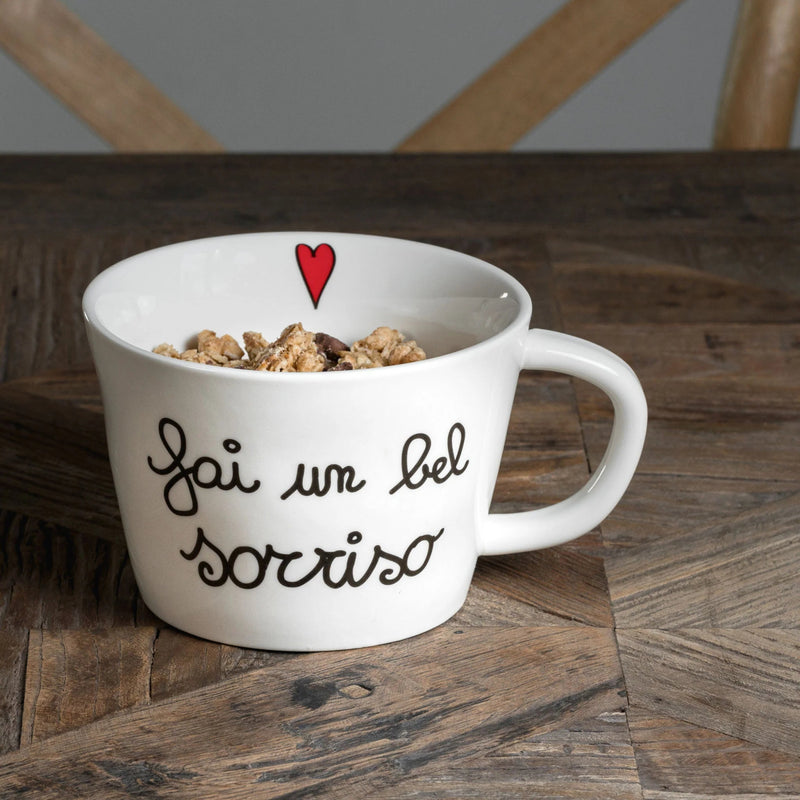 Simple Day - Set 2 Tazze Colazione Sorriso | Rohome - Rohome