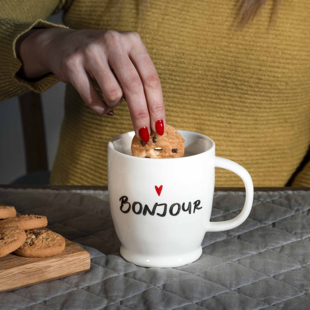 Simple Day - Tazza colazione Bonjour | Rohome - Rohome