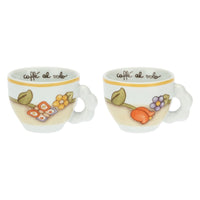 Thun - set 2 tazzine caffe' con zuccheriera country| rohome - Rohome